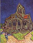 The Church of Auvers by Vincent van Gogh